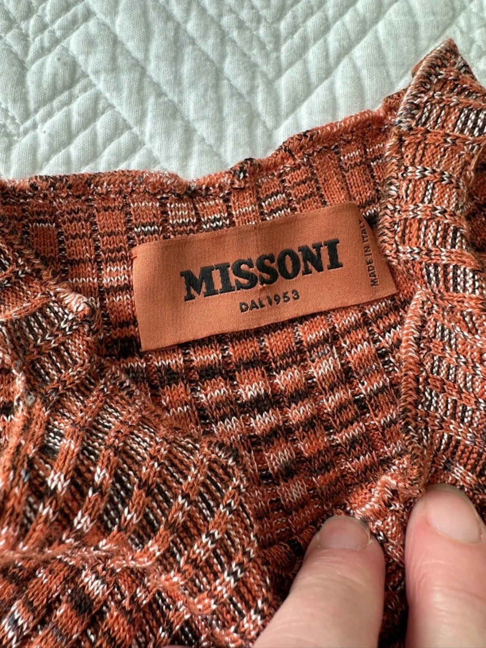 Missoni Ribbed Halter Top - Picture 2 of 10